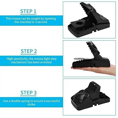3Pcs- Mouse Killer Trap - Image 4