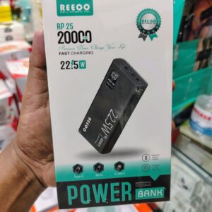 REEOO RP-25 20000mAh 22.5W Fast Charging Digital Display Power Bank