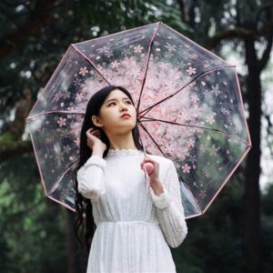 Transparent Umbrella PINK