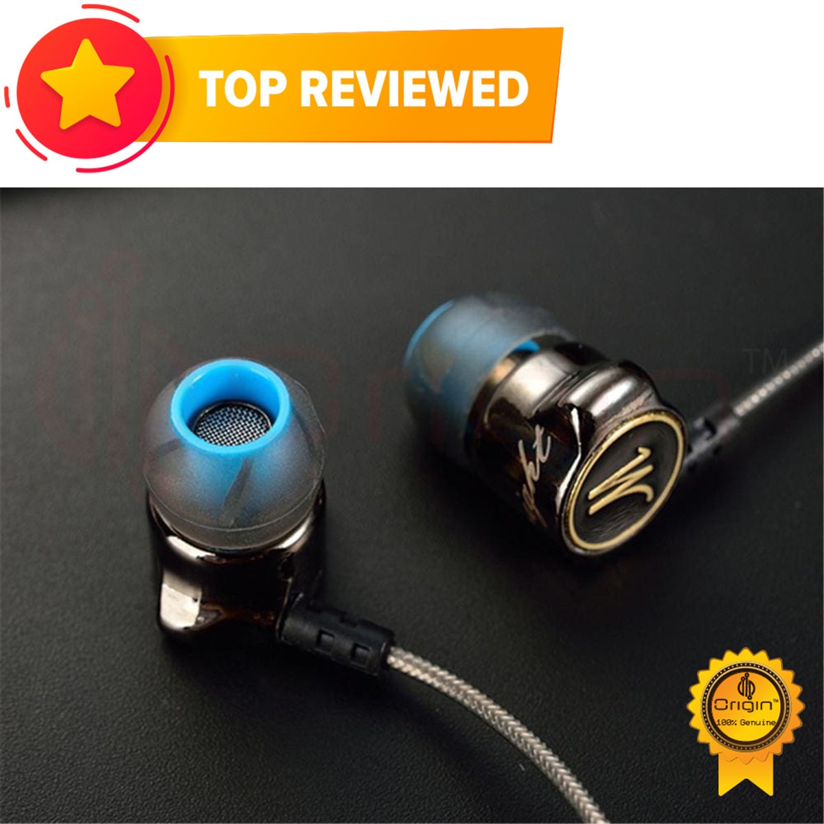 QKZ DM7 Wired In-Ear Earphones with Stereo Bass - Image 3