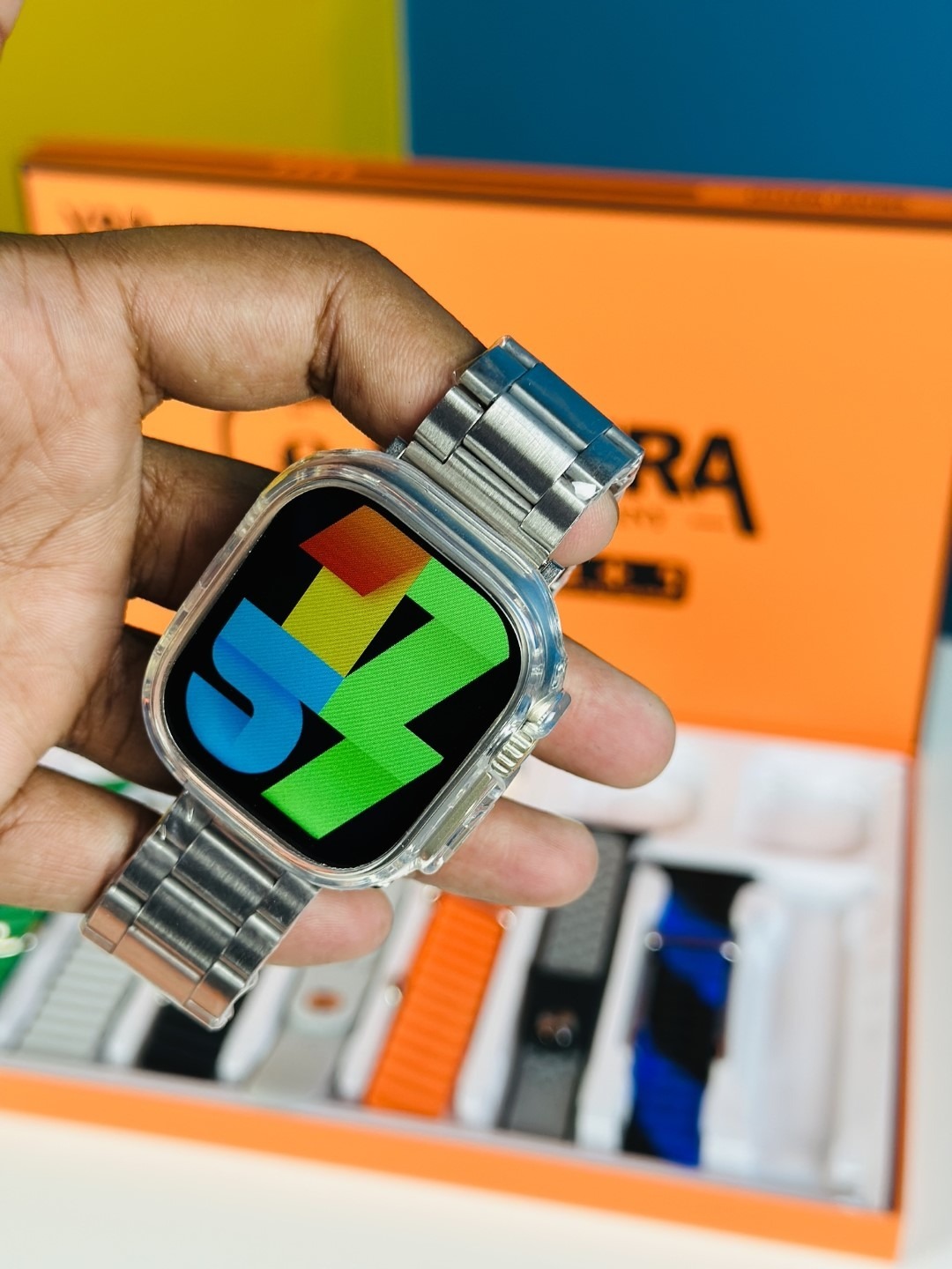 Y80 Ultra Smartwatch with 8 Strap - Image 6