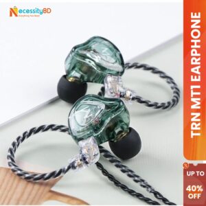 TRN MT1 10MM Dual Magnet Dynamic Driver Professional Grade In-Ear Monitor Earphone Transparent Earphone