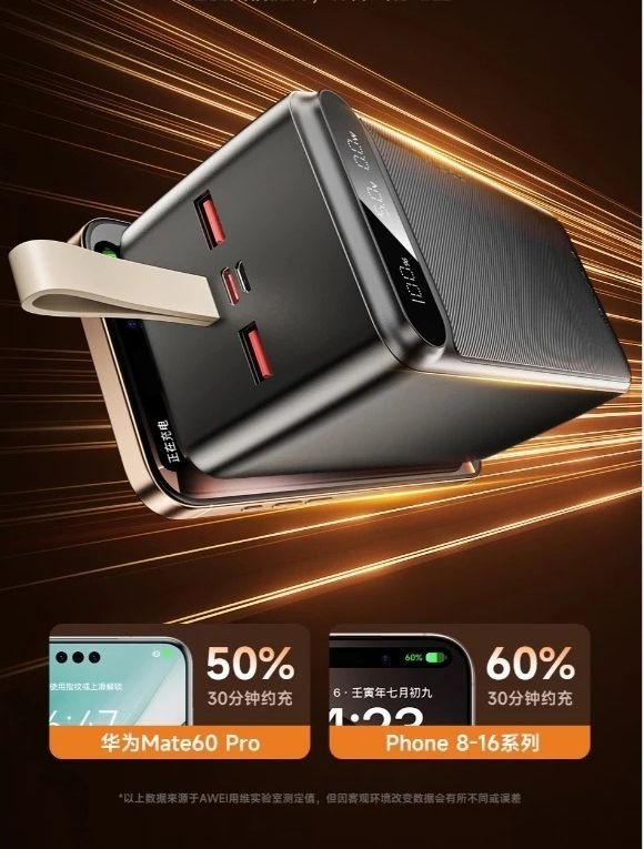 Power Bank Awei PA-13 50000mAh 22.5W Fast Charging Powerbank - Image 5