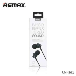 Remax RM 501 In Ear Earphone Stereo Headset Metal Body